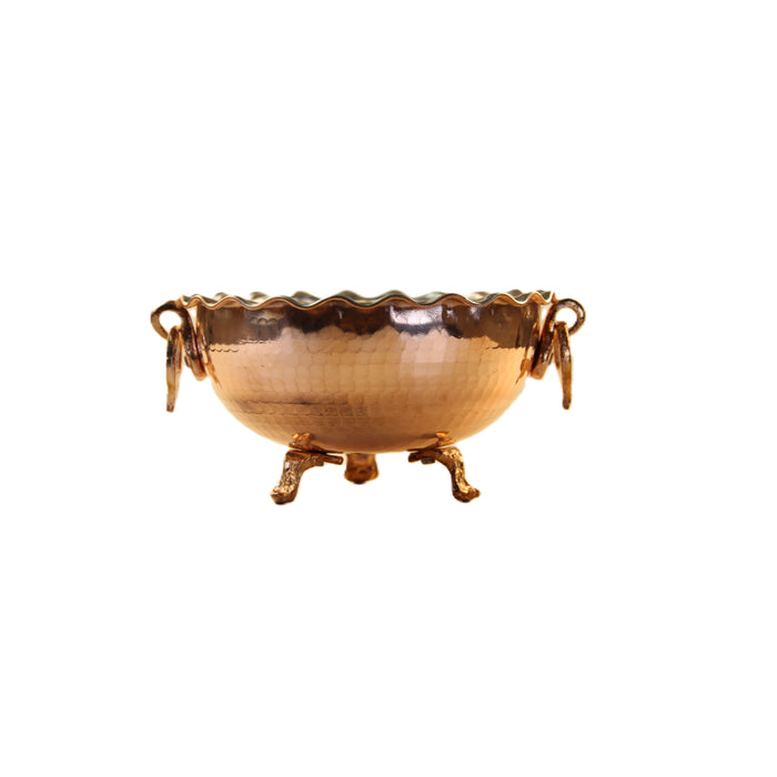Craft - Copper Hand made Serving Bowl - 17.5 cm