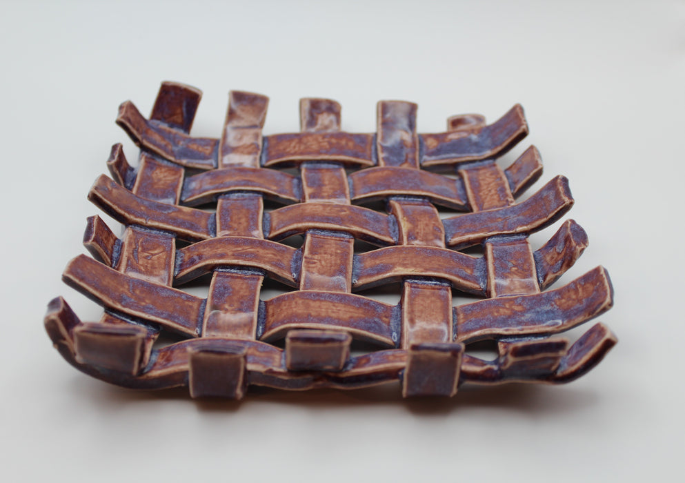 Maryam's Poetry Pottery -  Woven Plate