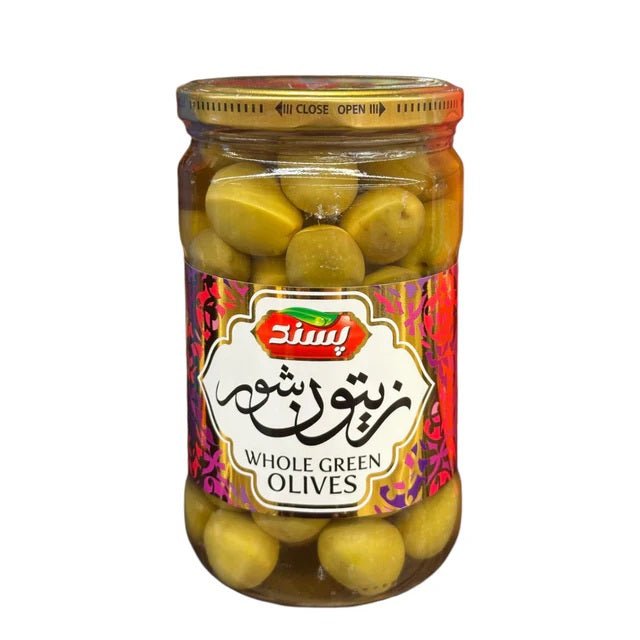 Pasand - Whole Green Olives (660g)