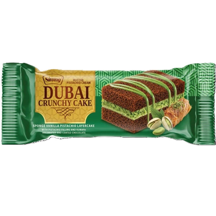 Sirang - Dubai Pistachio Two Layer Cocoa Crunchy  Cake (50gr)