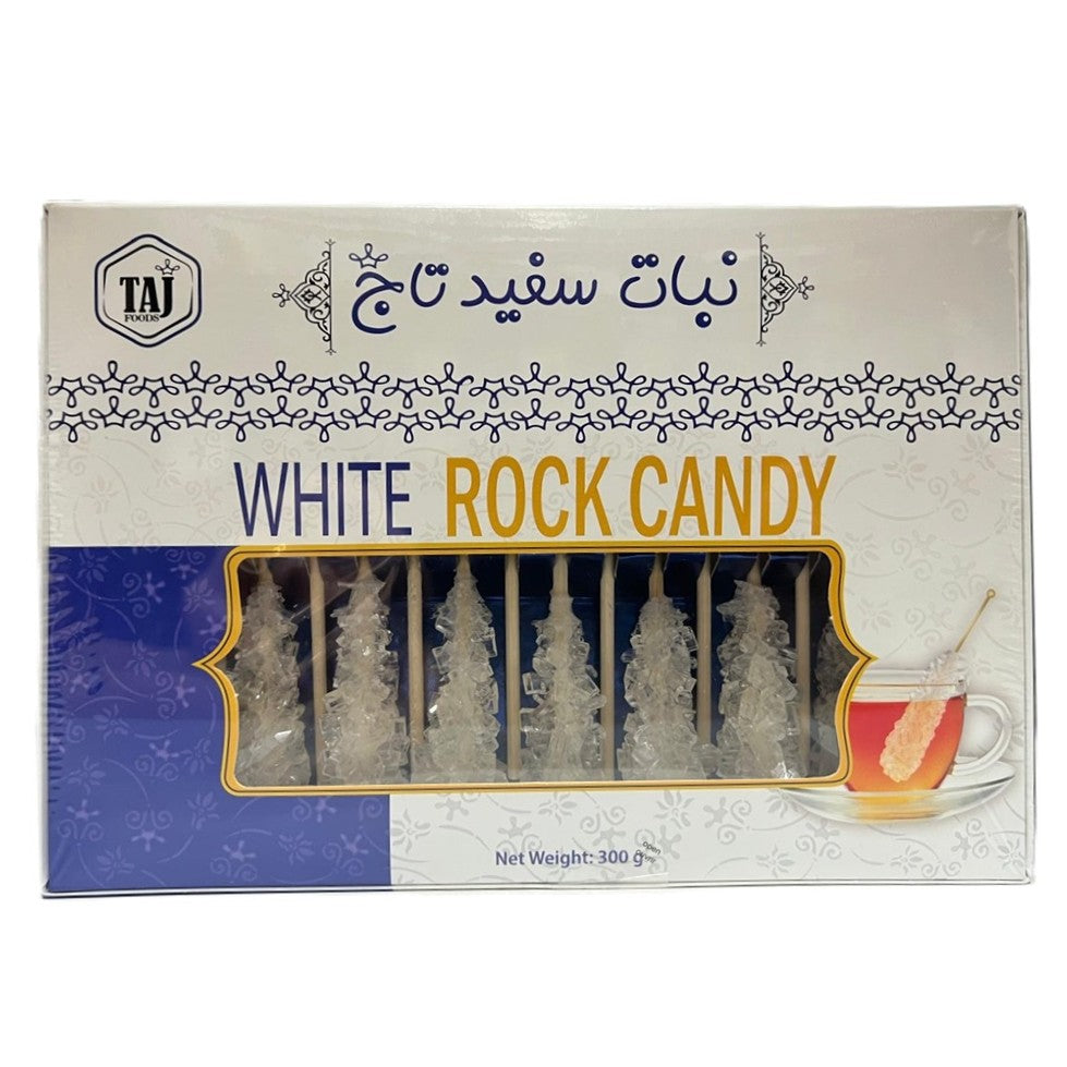 TAJ - White Rock Candy Sticks (300g) — Baran Market