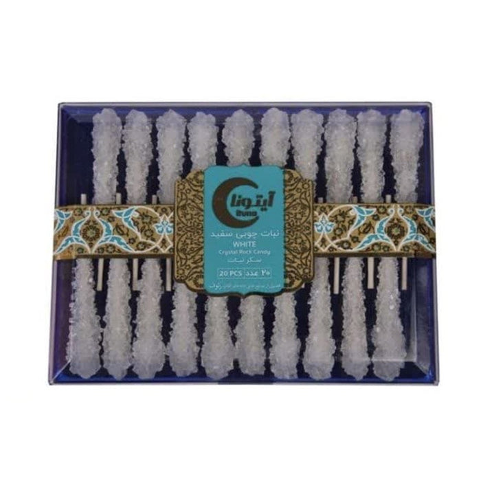 Ituna - White Rock Candy - Crystal Box (20 Sticks)