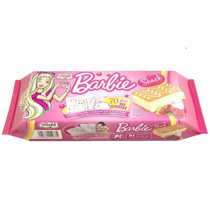 Freddi - Barbie Strawberry Yogurt Sponge Cake (10x25g)