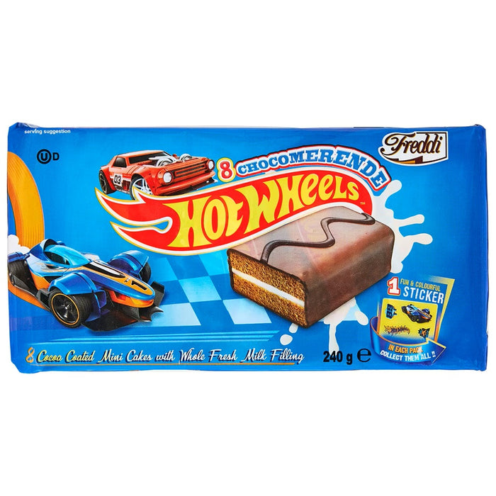 Freddi - Hot Wheels Cocoa Coated Mini Cakes (8x30g)