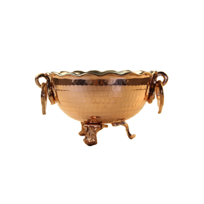 Craft - Copper Hand made Serving Bowl - 14 cm
