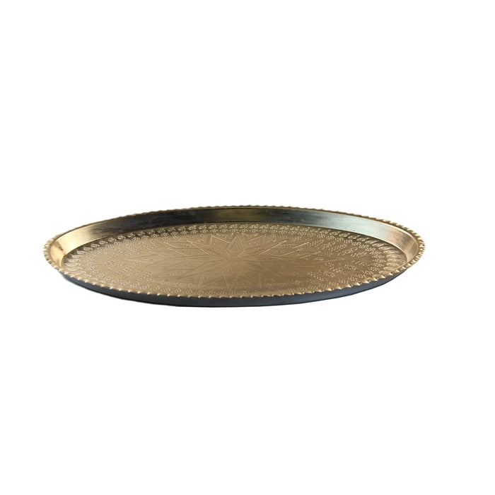 Craft - Copper Hand made Ellipse Tray 12"