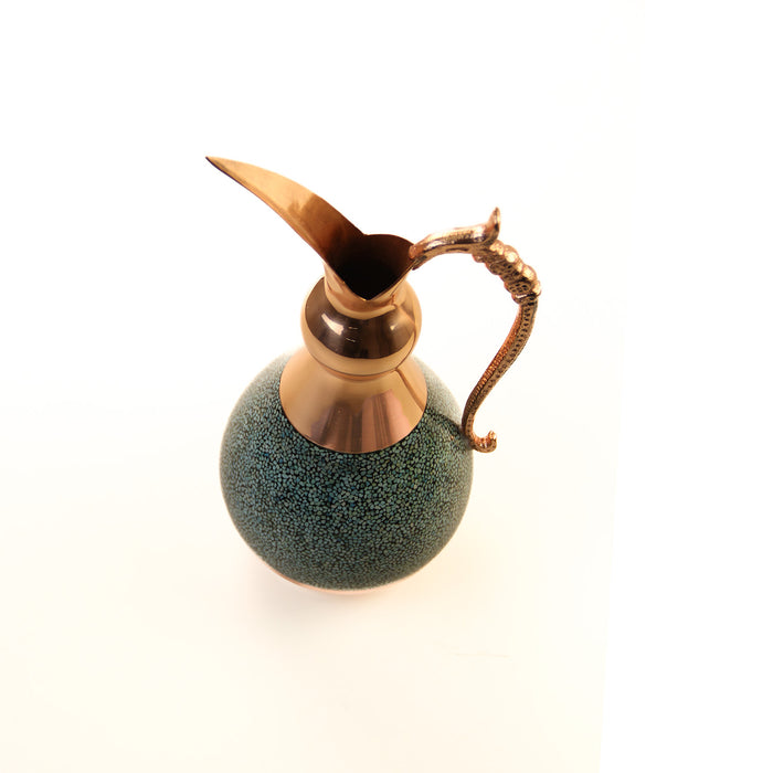 Craft - Turquoise Inlaying or Firoozeh Koobi Decorative Pitcher