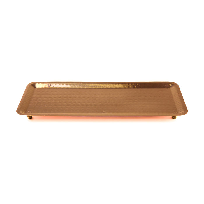 Craft - Copper Handmade Serving Rectangle Tray and Platter