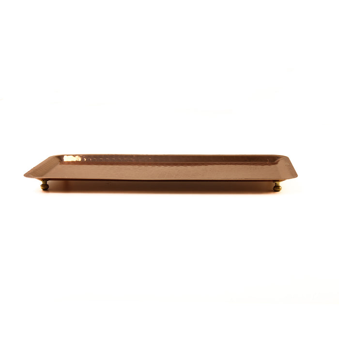 Craft - Copper Handmade Serving Rectangle Tray and Platter