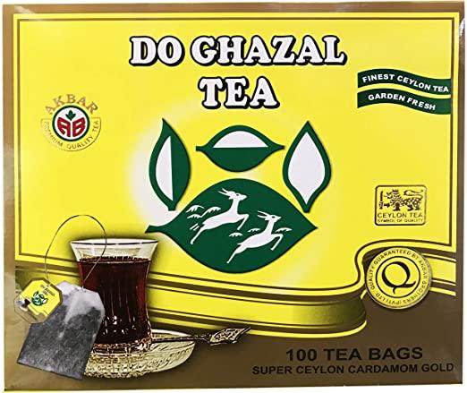 Do Ghazal - Super Ceylon Cardamom Gold Tea (100 Tea Bags) — Baran Market