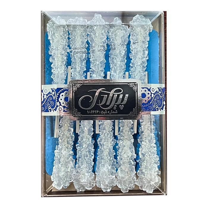 Piradel - White Rock Candy (10 Sticks)