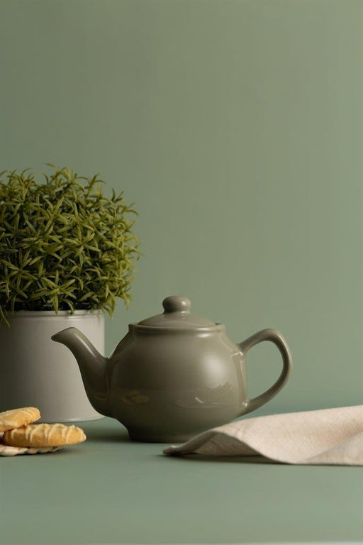 Price & Kensington - PASTEL Teapot 2cup Sage-Green 450ml/15oz