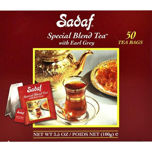 Sadaf - Special Blend Tea Earl Grey (50 Foil Tea Bags) - Limolin Grocery