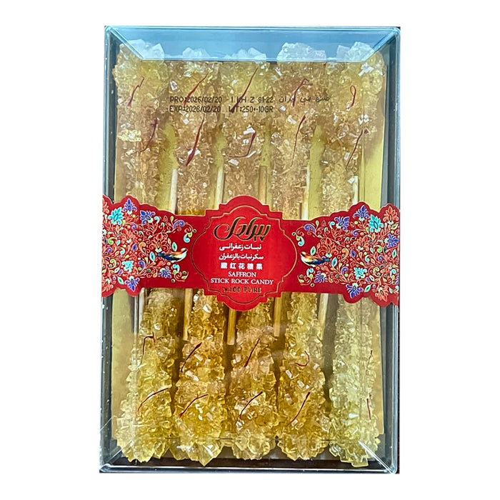 Piradel - Saffron Rock Candy (10 Sticks)