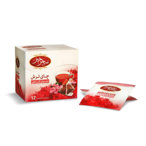 Saharkhiz - Hibiscus Herbal Tea (12 Pyramid Bags) - Limolin Grocery