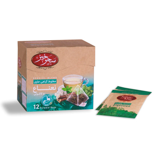 Saharkhiz - Mint & Ziziphora Herbal tea (12 Pyramid Bags) - Limolin Grocery