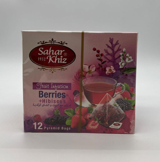 Saharkhiz - Mixed Berries Herbal Tea (12 Pyramid Bags) - Limolin Grocery