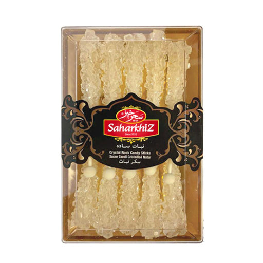 Saharkhiz - White Rock Candy - Crystal Box (10 Sticks) - Limolin Grocery
