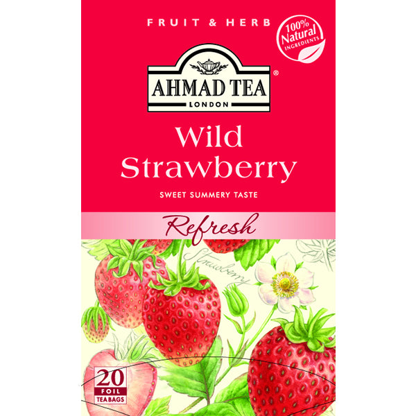 Ahmad Tea - Wild Strawberry (20 Tea Bags)